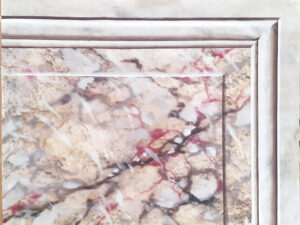 faux marbre et moulures
