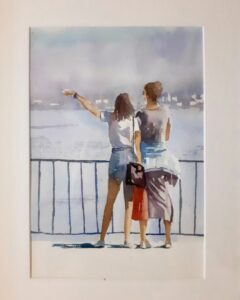 sur la jetée