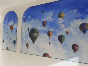 Ciels et montgolfière