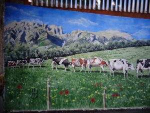 troupeau et montagne